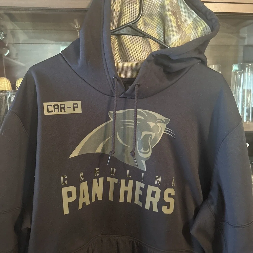CAROLINA PANTHERS  2020 NIKE NFL Salute to Service Hoodie Men's 2XL